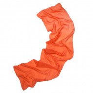 Foulard 100% seda,tamaño 35 x 150 cms, liso color naranja
